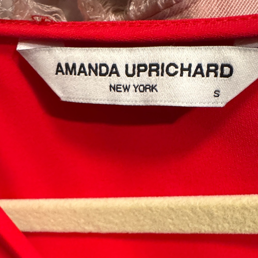 Amanda Uprichard Vibrant Red High Low Dress - Picture 2 of 4